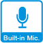 Built-in Mic. 